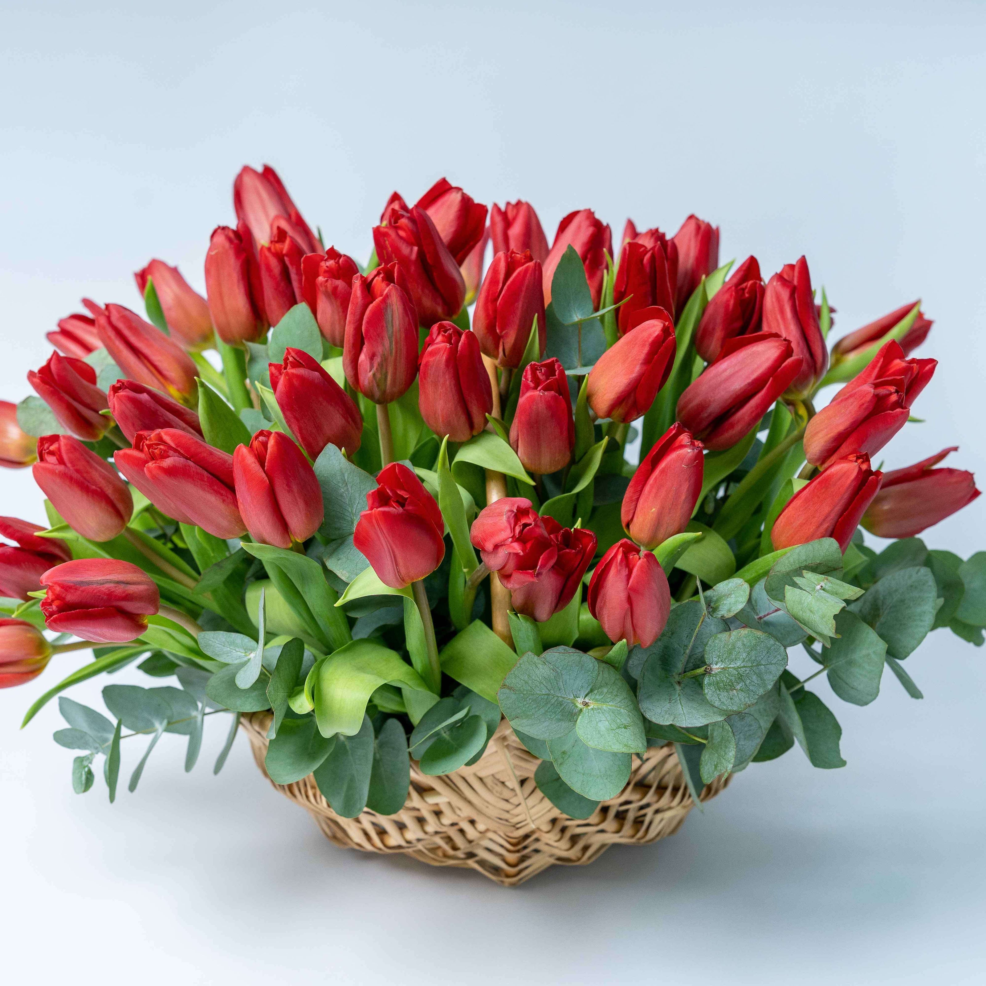 Ever Red Flower Baskets
